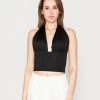 Nly By Nelly TIE HALTERNECK - Top - Black, Damen -Nly by Nelly Verkaufsladen 509027ec87b944bea143ce9ceea0bce2