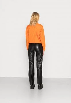 Nly By Nelly LOW WAIST PANT - Stoffhose - Black, Damen -Nly by Nelly Verkaufsladen 517b6319f67f4bc4a406d424872e18bf