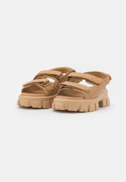 Nly By Nelly CHUNKY - Plateausandalette - Light Brown, Damen -Nly by Nelly Verkaufsladen 559437c4a44b4efca4181e4830f3ae54