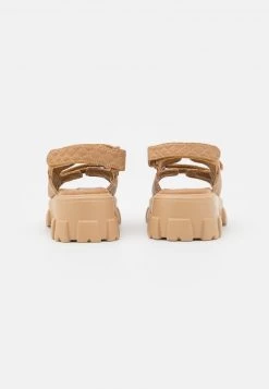 Nly By Nelly CHUNKY - Plateausandalette - Light Brown, Damen -Nly by Nelly Verkaufsladen 55d7dfda5a244d8d9565375a478761fd