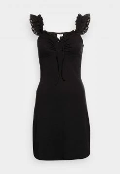 Nly By Nelly IN LOVE DRESS - Freizeitkleid - Black, Damen -Nly by Nelly Verkaufsladen 56549d2e27604dd9b8c976ee3a88a5f2