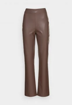 Nly By Nelly STRAIGHT PANTS - Stoffhose - Brown, Damen -Nly by Nelly Verkaufsladen 567d5af03175409495952ca37d572a7c