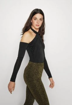 Nly By Nelly WRAP NECK BODY - Langarmshirt - Black, Damen 12 Nly By Nelly WRAP NECK BODY - Langarmshirt - Black, Damen -Nly by Nelly Verkaufsladen 56af63baee6f466a988a4782e317bf33