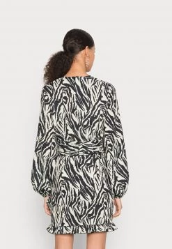 Nly By Nelly ROMANTIC DRESS - Cocktailkleid/festliches Kleid - Zebra, Damen -Nly by Nelly Verkaufsladen 58d1241f7246466baef8f6ea2b571662