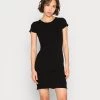 Nly By Nelly FRILL EDGE DRESS - Etuikleid - Black, Damen