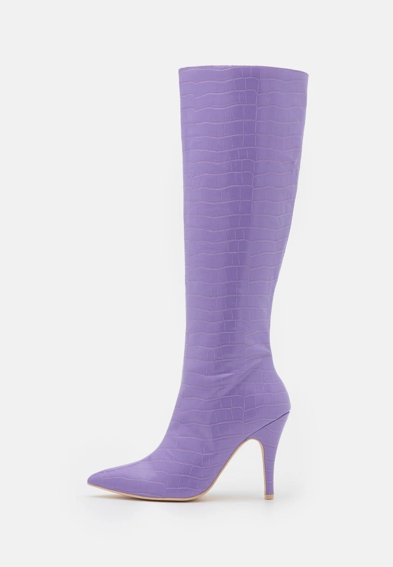 Nly By Nelly POTION UNDER KNEE BOOT - Stiefel - Lavender, Damen 4 Nly By Nelly POTION UNDER KNEE BOOT - Stiefel - Lavender, Damen – Bild 2