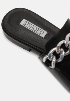 Nly By Nelly CHUNKY CHAIN LOAFER - Pantolette Flach - Black, Damen -Nly by Nelly Verkaufsladen 5abb75b895f94ef98e4ea717272b8719