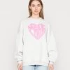 Nly By Nelly SELF LOVE OVERSIZE - Sweatshirt - Greymelange, Damen 1 Nly By Nelly SELF LOVE OVERSIZE - Sweatshirt - Greymelange, Damen -Nly by Nelly Verkaufsladen 5b058708fad54e37a16d9cdbd188fcef