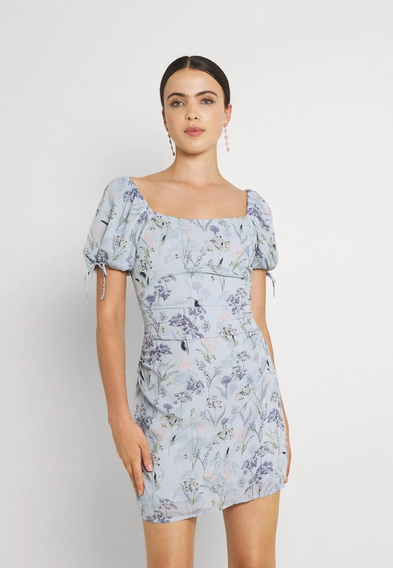 Nly By Nelly RUCHED PUFF DRESS - Cocktailkleid/festliches Kleid - Multi-coloured, Damen 3 Nly By Nelly RUCHED PUFF DRESS - Cocktailkleid/festliches Kleid - Multi-coloured, Damen