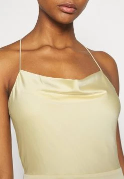 Nly By Nelly WATERFALL MERMAID GOWN - Ballkleid - Light Yellow, Damen -Nly by Nelly Verkaufsladen 6128836cec164f988d047fa9e9bcc208