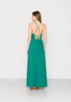 Nly By Nelly STRAPPY HIGH NECK DRESS - Cocktailkleid/festliches Kleid - Green, Damen -Nly by Nelly Verkaufsladen 617365e83c794b978aa0e555d77d0378