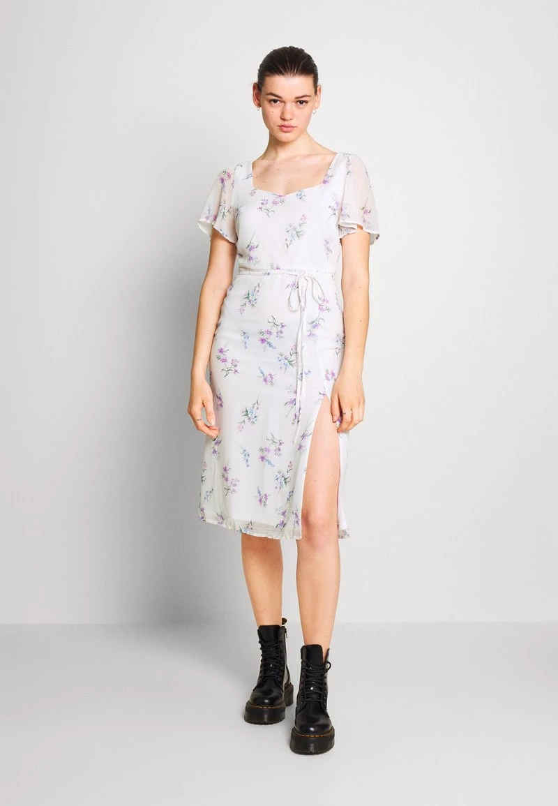 Nly By Nelly FRILL SWEETHEART DRESS - Freizeitkleid - White, Damen 4 Nly By Nelly FRILL SWEETHEART DRESS - Freizeitkleid - White, Damen – Bild 2