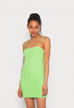Nly By Nelly EVERYDAY STRAP DRESS - Freizeitkleid - Green, Damen