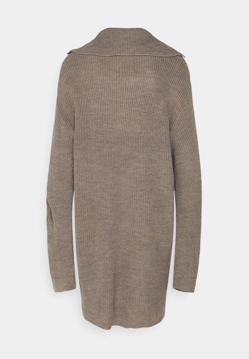 Nly By Nelly RELAXED COLLAR KNIT SWEATER - Strickpullover - Taupe, Damen 4 Nly By Nelly RELAXED COLLAR KNIT SWEATER - Strickpullover - Taupe, Damen – Bild 2