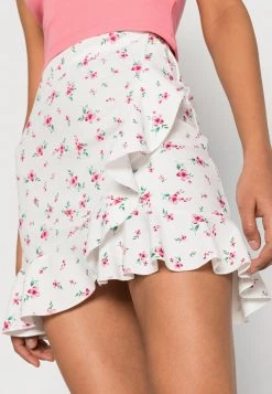 Nly By Nelly FRILL PRINT SKIRT - A-Linien-Rock - White Print, Damen 11 Nly By Nelly FRILL PRINT SKIRT - A-Linien-Rock - White Print, Damen -Nly by Nelly Verkaufsladen 668a01c2899045698a62437897467cbd