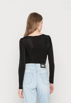 Nly By Nelly CROSS STRAP - Langarmshirt - Black, Damen -Nly by Nelly Verkaufsladen 67179aa733ba477aaad75e6bb83b9a5e