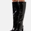 Nly By Nelly NEXT LEVEL BOOT - Stiefel - Shiny Black, Damen