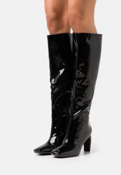 Nly By Nelly NEXT LEVEL BOOT - Stiefel - Shiny Black, Damen