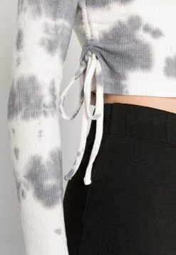 Nly By Nelly REBEL DRAWSTRING - Langarmshirt - Black, White, Damen -Nly by Nelly Verkaufsladen 67979c5fccbf48a596dbafd8f43bcb7e