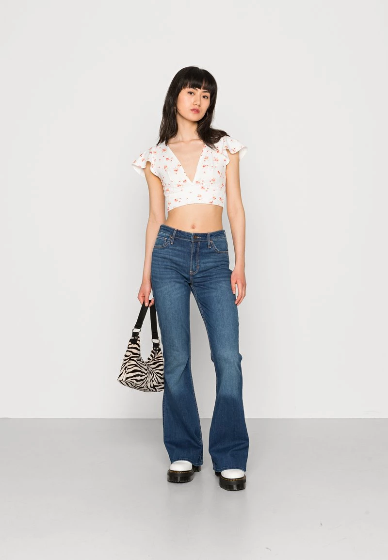 Nly By Nelly FRILL PRINT SLEEVE - Bluse - Red Print, Damen 4 Nly By Nelly FRILL PRINT SLEEVE - Bluse - Red Print, Damen – Bild 2