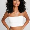 Nly By Nelly STRAP - Top - White, Damen -Nly by Nelly Verkaufsladen 6a72cdbf104a4d9193a63fd92889ac35