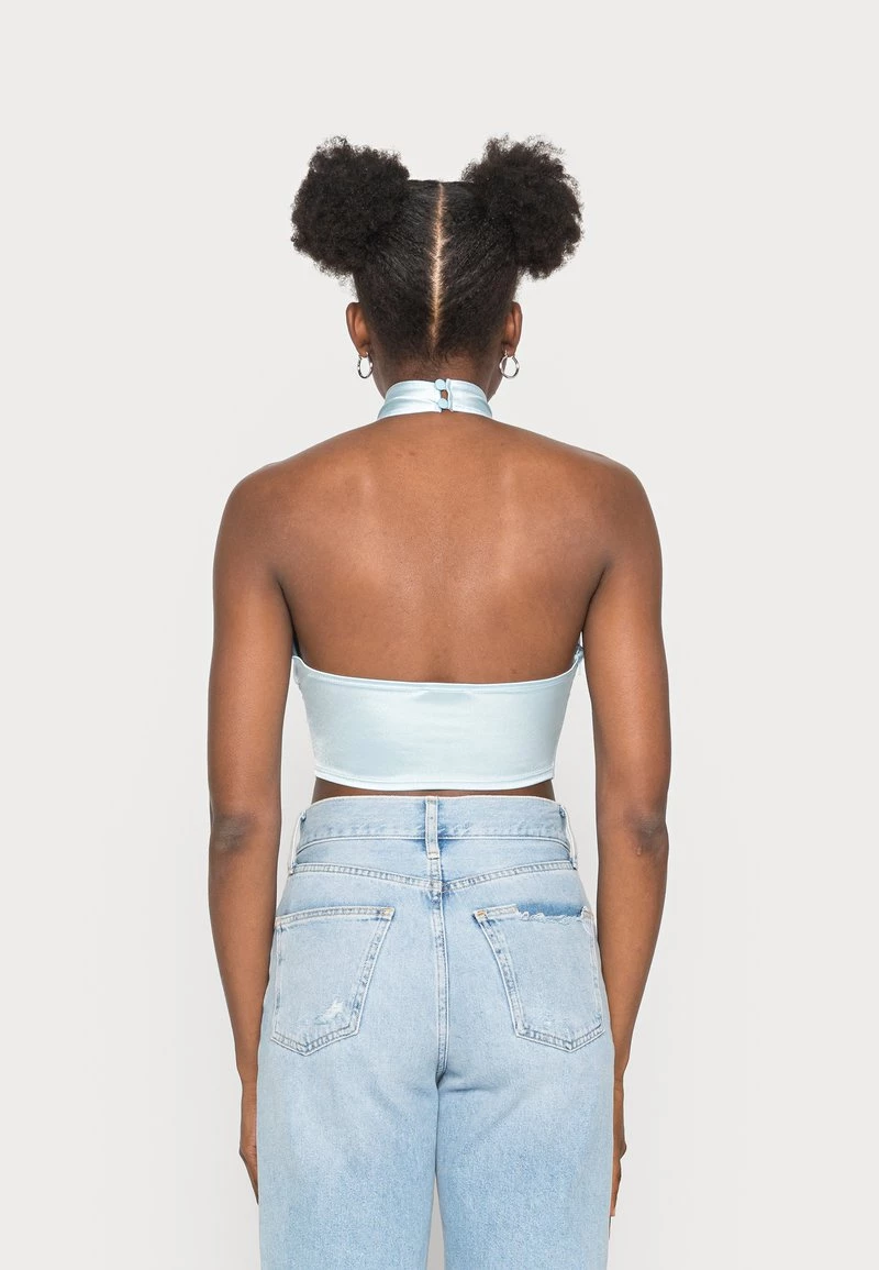 Nly By Nelly TWIST NECK - Top - Blue, Damen 5 Nly By Nelly TWIST NECK - Top - Blue, Damen – Bild 3