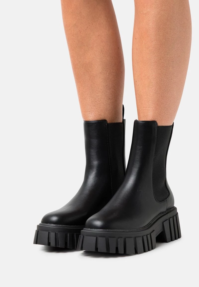 Nly By Nelly NEXT CHELSEA BOOT - Plateaustiefelette - Black, Damen 3 Nly By Nelly NEXT CHELSEA BOOT - Plateaustiefelette - Black, Damen