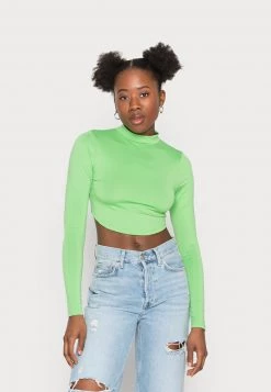 Nly By Nelly CURVED SPORTY - Langarmshirt - Green, Damen
