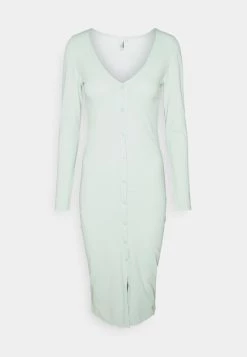 Nly By Nelly OFF DUTY BUTTON DRESS - Jerseykleid - Pistachio, Damen -Nly by Nelly Verkaufsladen 700c6cee4a6a4307a3dde9ad525d8b1d