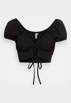 Nly By Nelly FRONT TIE - T-Shirt Basic - Black, Damen 10 Nly By Nelly FRONT TIE - T-Shirt Basic - Black, Damen -Nly by Nelly Verkaufsladen 70c61dfd38fb481084f41a08d9a8080f