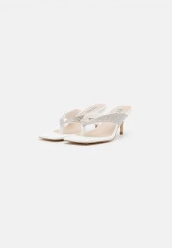 Nly By Nelly GLAMOROUS THONG HEEL - Zehentrenner - White, Damen -Nly by Nelly Verkaufsladen 71e918188627484dbe7676b30e8076da
