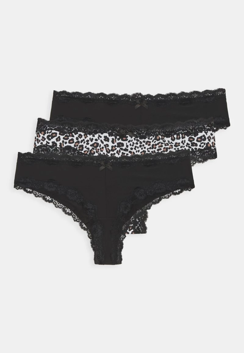 Nly By Nelly CHEEKY BRAZILIAN 3 PACK - Slip - Black, Damen 7 Nly By Nelly CHEEKY BRAZILIAN 3 PACK - Slip - Black, Damen – Bild 5