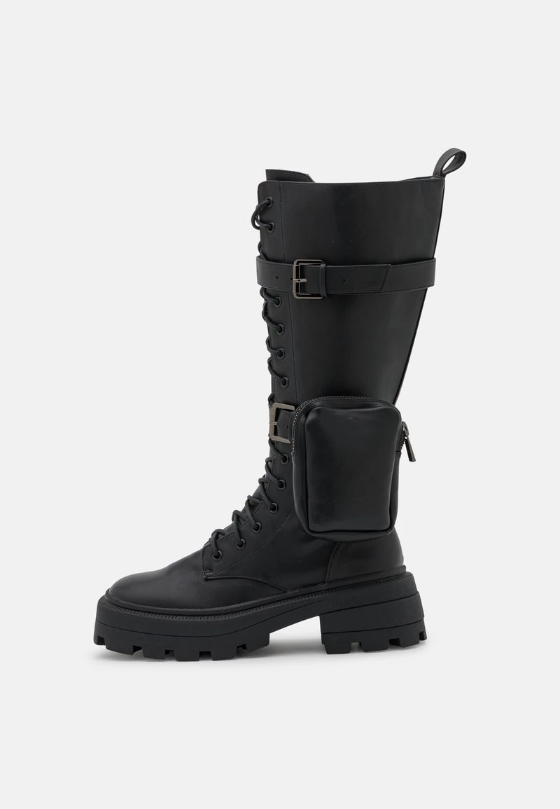 Nly By Nelly BAD TO THE BONE BOOTS - Schnürstiefel - Black, Damen 4 Nly By Nelly BAD TO THE BONE BOOTS - Schnürstiefel - Black, Damen – Bild 2