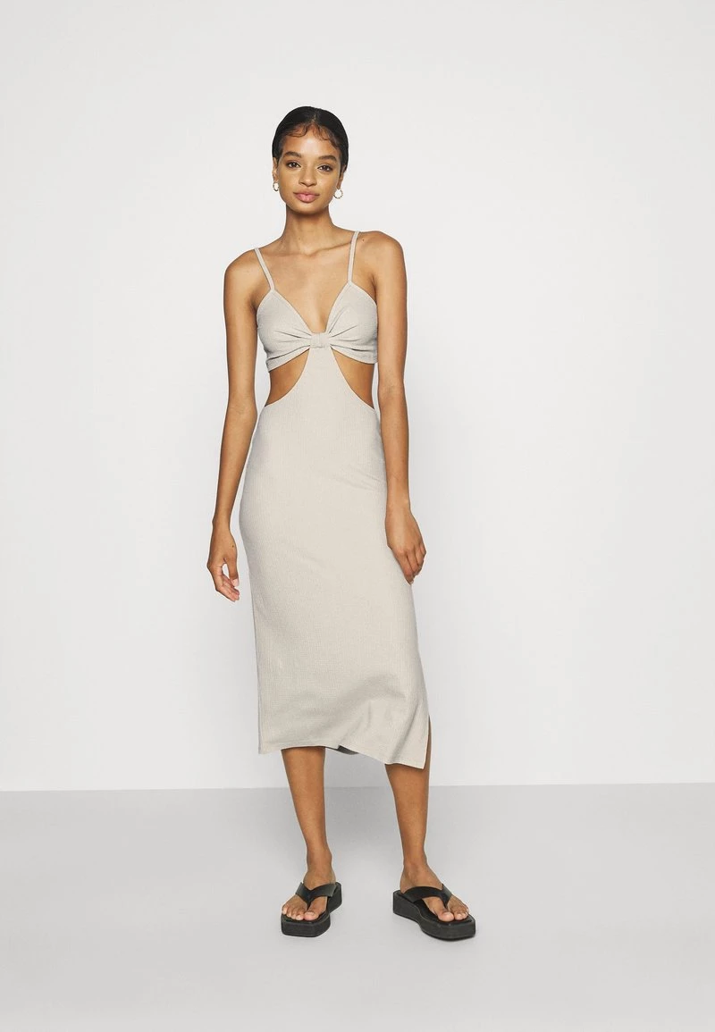 Nly By Nelly CUT OUT MIDI DRESS - Freizeitkleid - Creme, Damen 3 Nly By Nelly CUT OUT MIDI DRESS - Freizeitkleid - Creme, Damen