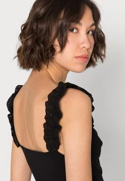 Nly By Nelly IN LOVE DRESS - Freizeitkleid - Black, Damen -Nly by Nelly Verkaufsladen 74b123d67499403ca6cf56e7af056632