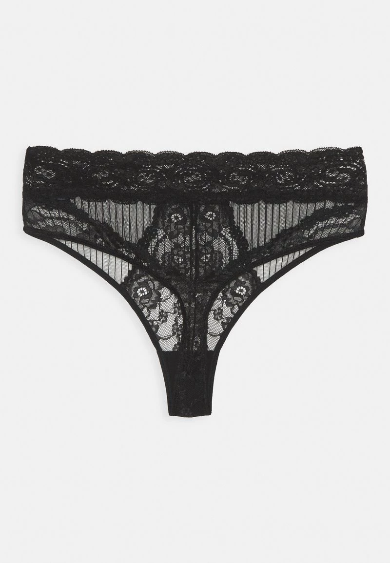 Nly By Nelly UNFORGETTABLE HIGHWAIST THONG - String - Black, Damen 4 Nly By Nelly UNFORGETTABLE HIGHWAIST THONG - String - Black, Damen – Bild 2