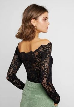 Nly By Nelly OFF SHOULDER BODY - Bluse - Black, Damen -Nly by Nelly Verkaufsladen 7a859d5bc3e04793bbabc9619ddd29e8