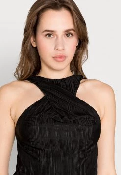 Nly By Nelly TWIST PLISSÉ TOP - Bluse - Black, Damen -Nly by Nelly Verkaufsladen 7d9c729d3f5b4ad2b546277f6d0cfab7