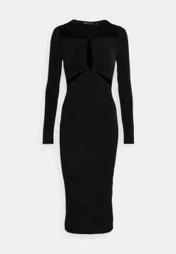 Nly By Nelly THIN STRAP DETAIL DRESS - Cocktailkleid/festliches Kleid - Black, Damen -Nly by Nelly Verkaufsladen 7df5745b4be44ce0be371e98e09651fb