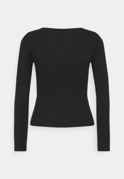 Nly By Nelly NECKLINE FOCUS - Langarmshirt - Black, Damen -Nly by Nelly Verkaufsladen 820dc6a8624f47d9aefb140dcf553cb0