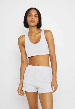 Nly By Nelly SET - Top - Grey Mélange, Damen