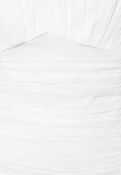 Nly By Nelly RUCHE ALL OVER DRESS - Cocktailkleid/festliches Kleid - White, Damen -Nly by Nelly Verkaufsladen 8533a5b5d8654481a2cd87268a23d9a9