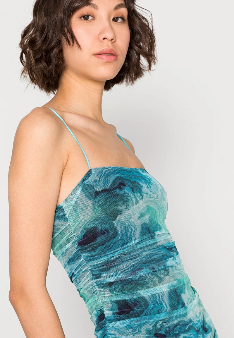 Nly By Nelly PRINT DRESS - Cocktailkleid/festliches Kleid - Ocean Abstract, Damen 7 Nly By Nelly PRINT DRESS - Cocktailkleid/festliches Kleid - Ocean Abstract, Damen – Bild 5
