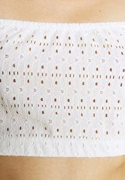 Nly By Nelly EMBROIDERED CROPPED - Bluse - White, Damen -Nly by Nelly Verkaufsladen 89c1ae9f93334698847376c4e4bfe5f9