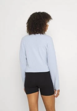 Nly By Nelly LUXURIOUS WRAP - Langarmshirt - Light Blue, Damen -Nly by Nelly Verkaufsladen 89ed1c57f2534c1ca15198893da684ea