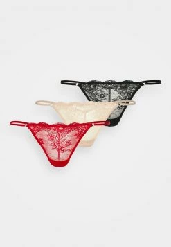 Nly By Nelly OUR MEMORIES THONG 3 PACK - String - Black/red/champagne, Damen 14 Nly By Nelly OUR MEMORIES THONG 3 PACK - String - Black/red/champagne, Damen -Nly by Nelly Verkaufsladen 90e55262c3a944d8b5819585007a0e5d