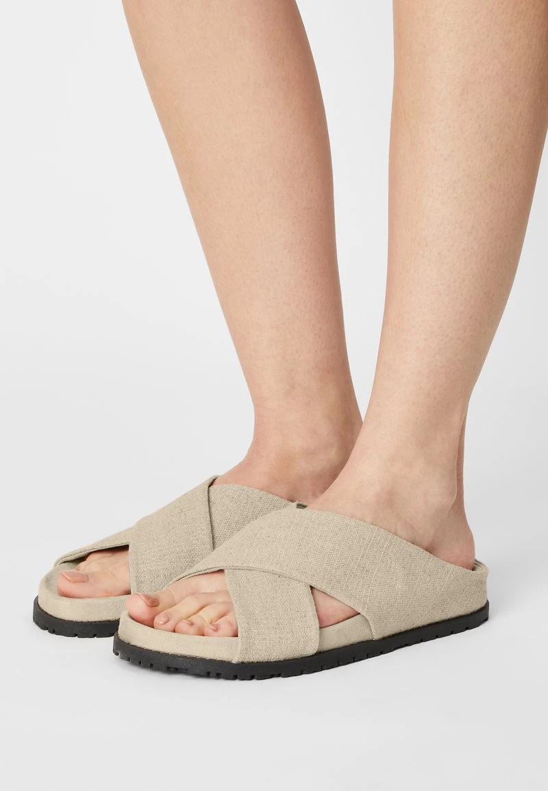 Nly By Nelly CROSS OVER - Pantolette Flach - Beige, Damen 3 Nly By Nelly CROSS OVER - Pantolette Flach - Beige, Damen