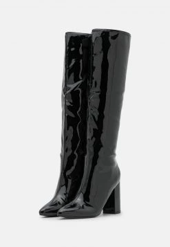 Nly By Nelly WIDE KNEE BOOT - High Heel Stiefel - Shiny Black, Damen 10 Nly By Nelly WIDE KNEE BOOT - High Heel Stiefel - Shiny Black, Damen -Nly by Nelly Verkaufsladen 92d8b3796953460ab2e27f764dc6b375
