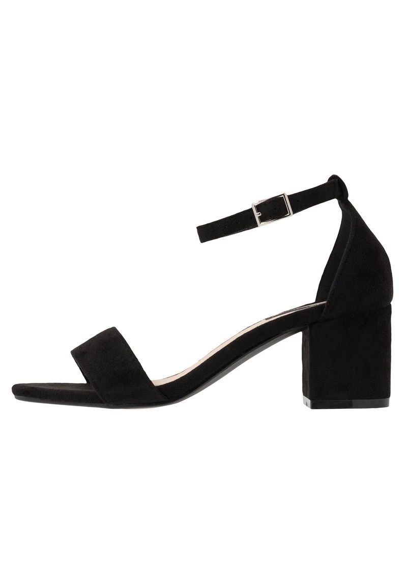 Nly By Nelly LOW BLOCK HEEL - Riemensandalette - Black, Damen 4 Nly By Nelly LOW BLOCK HEEL - Riemensandalette - Black, Damen – Bild 2
