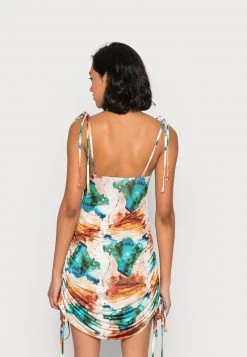 Nly By Nelly DRAPY PRINT DRESS - Freizeitkleid - Abstract, Damen -Nly by Nelly Verkaufsladen 9602daa977814e60af5a45a3efeb8b8f